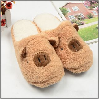 Dép Bông Đi Trong Nhà Hình Heo (dép nữ size 38 - 39.)