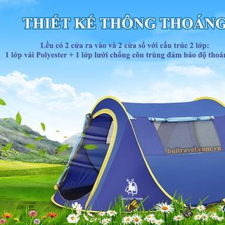 Lều dã ngoại tự bật dành cho 2-3 người Gazelle Outdoor GL1213