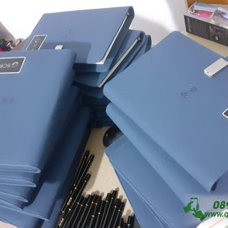 Sổ Tay Đa Năng 4in1 in khắc logo Doanh nghiệp
