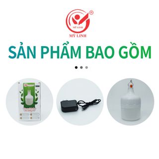 Bóng đèn sạc tích điện trắng 50w,siêu sáng siêu tiện lợi