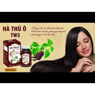 Hà Thủ Ô tw3 lọ 60 viên giúp giảm rụng tóc, bạc tóc...