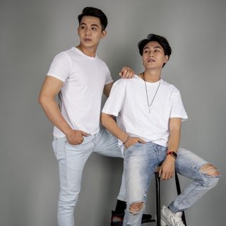 Áo Thun 100% Cotton Úc - Tay lỡ