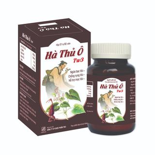 Hà Thủ Ô tw3 lọ 60 viên giúp giảm rụng tóc, bạc tóc...