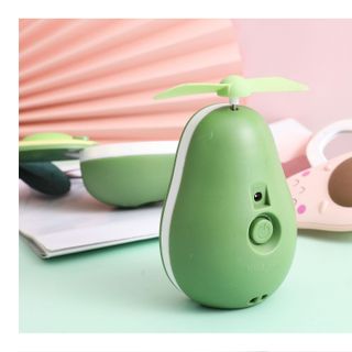 Quạt trái bơ mini cầm tay hình quả bơ 3in1