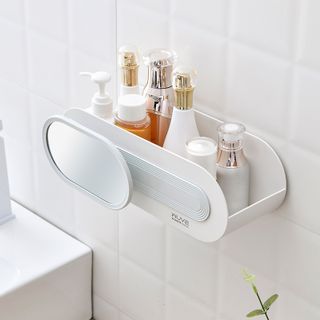 Kệ mỹ phẩm phòng tắm có gương