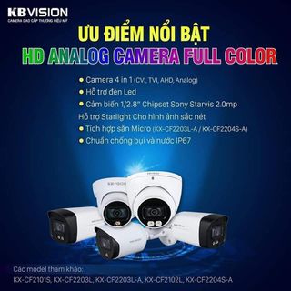 Bộ Kit 4 camera FULL COLOR - MỸ ban đêm có màu