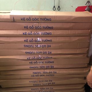 Kệ gỗ góc tường 5 tầng - kệ sách 5 tầng
