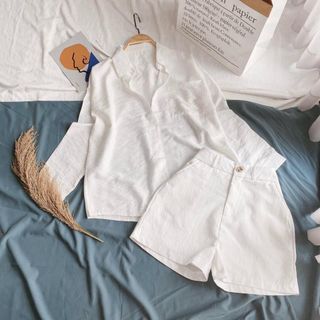 SET ĐŨI TRẮNG - Hàng May Thiết Kế
