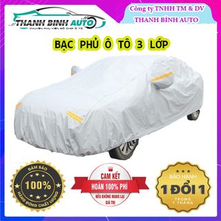 Bạt Trùm Xe Ô Tô (Size 2XL - INNOVA/CRV) - Bạt Phủ Ô Tô 3 Lớp