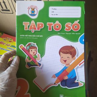 Sách tập tô màu,tô chữ