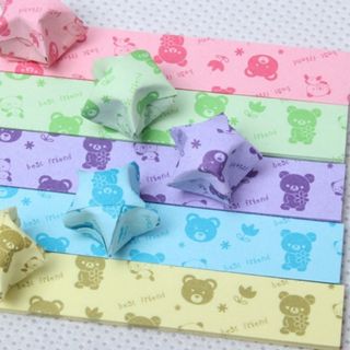 Giấy xếp sao đẹp y hình