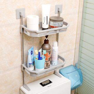 Kệ Nhựa 2 Tầng Nhà Vệ Sinh (Kích thướt: 50 * 38 cm)