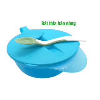 Bát kèm thìa báo nóng Babuu