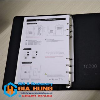 SỔ TAY TÍCH HỢP SẠC KHÔNG DÂY 10.000mah + USB