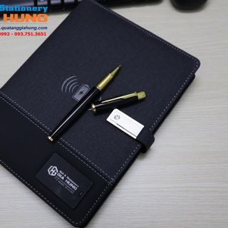 SỔ TAY TÍCH HỢP SẠC KHÔNG DÂY 10.000mah + USB
