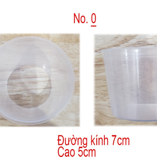 Hủ Đựng Bánh Flan Có Nắp Size Lớn (Loại Dày)