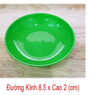 Dĩa Tương Nhựa Xanh