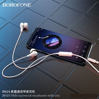 Tai nghe nhét tai có dây BM24 Milo Borofone kèm mic