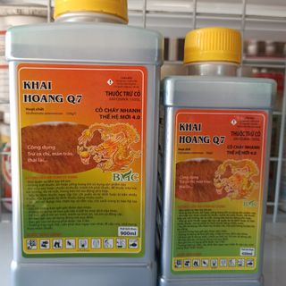 Thuốc diệt cỏ - cỏ cháy KHAI HOANG Q7 - Chai 450ml