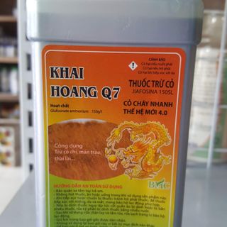 Thuốc diệt cỏ - cỏ cháy KHAI HOANG Q7 - Chai 450ml