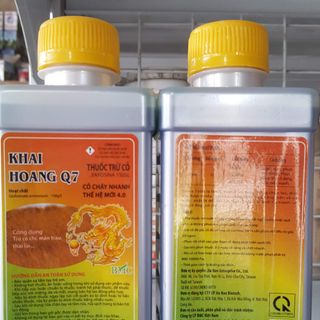 Thuốc diệt cỏ - cỏ cháy KHAI HOANG Q7 - Chai 450ml
