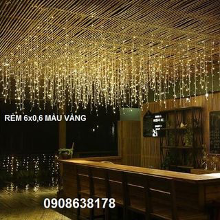 Đèn led rèm (6x0,6m) giá sỉ 140k siêu sáng giá sỉ