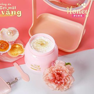 Kem body sợi mật dát vàng honey pink