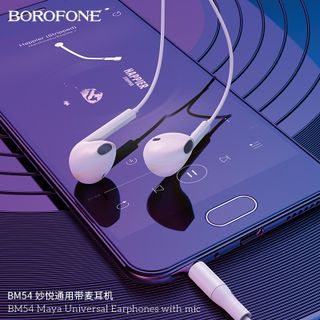 Tai nghe nhét tai có dây BM54 Maya Borofone kèm mic