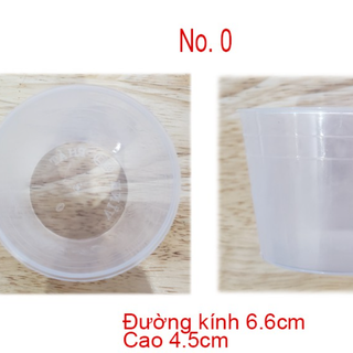Hủ Đựng Bánh Flan Có Nắp Size Vừa (Loại Dày)
