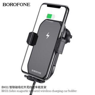 Giá Đỡ Kiêm Đế Sạc Điện Thoại Trên Xe Hơi BOROFONE BH31 Sabio Magnetic