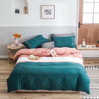 Bộ Chăn Ga Gối Cotton TiCi Phối, Homstay, Khách Sạn