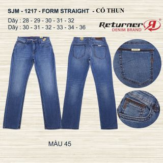 QUẦN JEANS NAM CAO CẤP - SJM1217 (CÓ THUN)