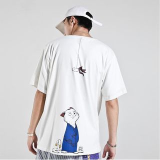 Áo Thun Nữ Tay Lỡ Unisex Cat Fish