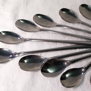 Bộ 10 muỗng cà phê cán dài Inox