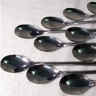 Bộ 10 muỗng cà phê cán dài Inox