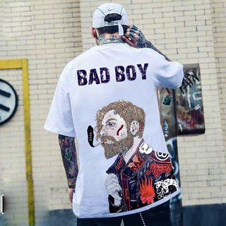 Áo Thun Nam Tay Lỡ UNISEX BAD BOY BARBER