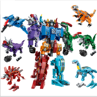 Bộ đồ chơi lắp ráp kiểu lego Qman 6 in 1 1414- mô hình robot Shura Divine
