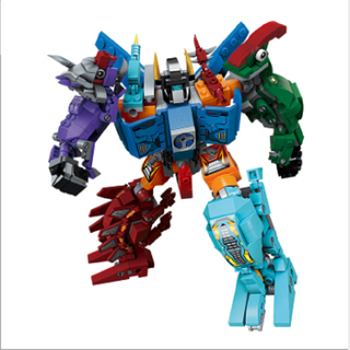 Bộ đồ chơi lắp ráp kiểu lego Qman 6 in 1 1414- mô hình robot Shura Divine