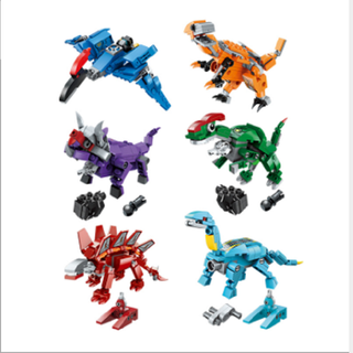 Bộ đồ chơi lắp ráp kiểu lego Qman 6 in 1 1414- mô hình robot Shura Divine
