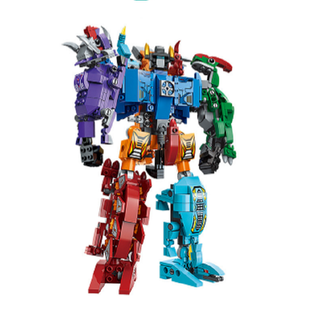 Bộ đồ chơi lắp ráp kiểu lego Qman 6 in 1 1414- mô hình robot Shura Divine
