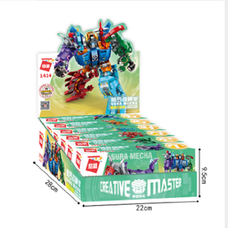 Bộ đồ chơi lắp ráp kiểu lego Qman 6 in 1 1414- mô hình robot Shura Divine