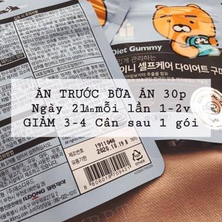 Kẹo Gấu giảm cân Diet Gummy Hàn Quốc