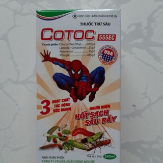 Thuốc trừ sâu Cotoc 555EC