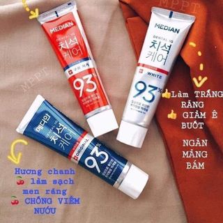 Kem Trắng Răng MEDIAN 93% Hàn Quốc 120gr