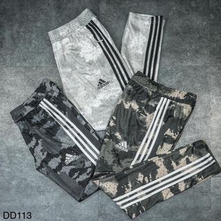 Quần nỉ thể thao nam vân camo (rằn ri) 3 sọc truyền thống huyền thoại