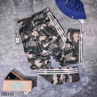 Quần nỉ thể thao nam vân camo (rằn ri) 3 sọc truyền thống huyền thoại
