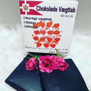 Kẹo Socola Giảm Cân Đan Mạch Chokolade Vægttab (hộp 40 viên)