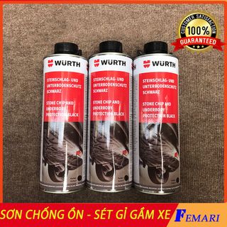 SƠN PHỦ GẦM Su Non WURTH 1000ml Sản xuất theo công nghệ Đức giá sỉ