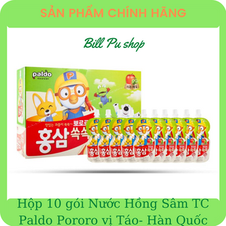 Nước Hồng Sâm Trái Cây PALDO PORORO 100ml đủ vị cho bé - HÀN QUỐC