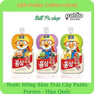 Nước Hồng Sâm Trái Cây PALDO PORORO 100ml đủ vị cho bé - HÀN QUỐC